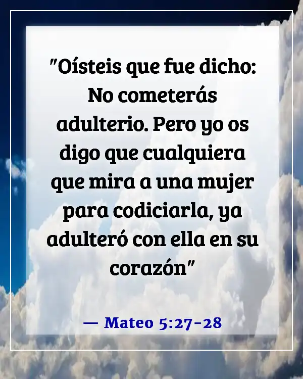 A verse in the Bible that addresses the topic of infidelity or adultery is Proverbs 6:32, which speaks about the consequences of adultery. Here's how you could refer to "Bible verse about a cheating wife" in Spanish: 

"Versículo de la Biblia sobre una esposa infiel" (Mateo 5:27-28)