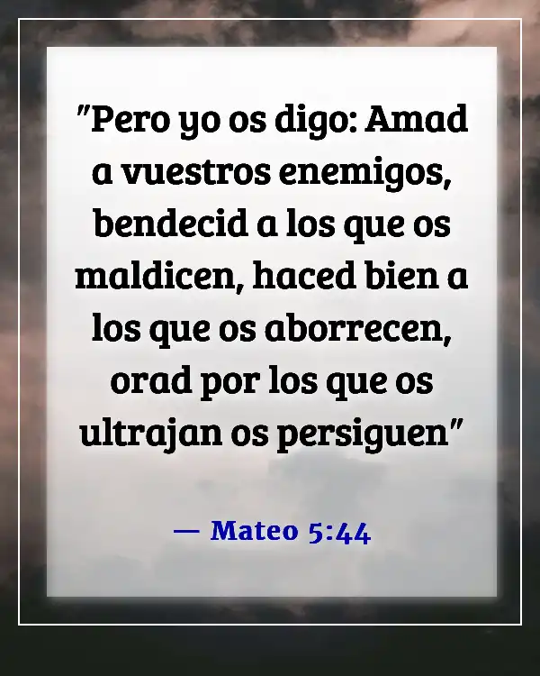 Versículo bíblico sobre maldiciones y bendiciones (Mateo 5:44)
