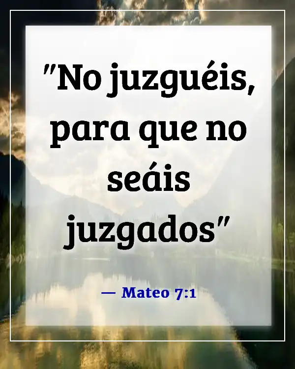 Versículo de la Biblia sobre la aceptación (Mateo 7:1)