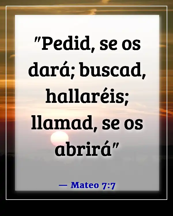 Versículos bíblicos para favor y avance (Mateo 7:7)
