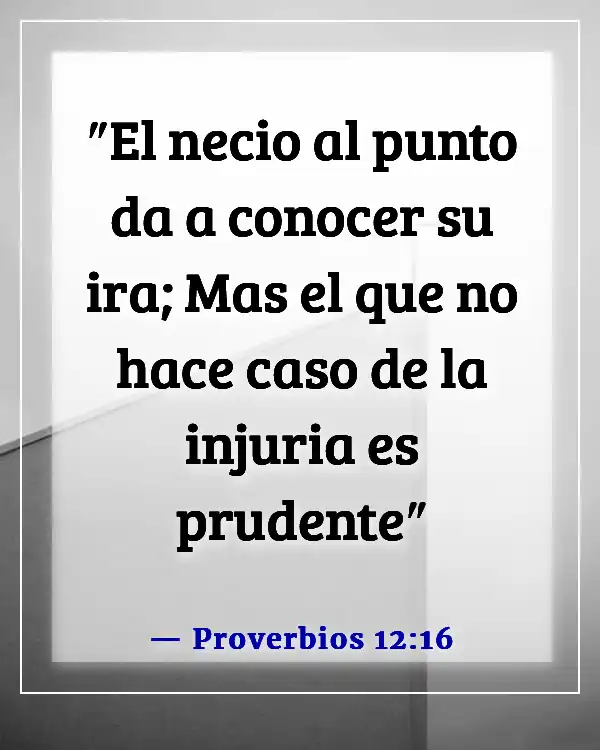 No te acuestes enojado (Proverbios 12:16)