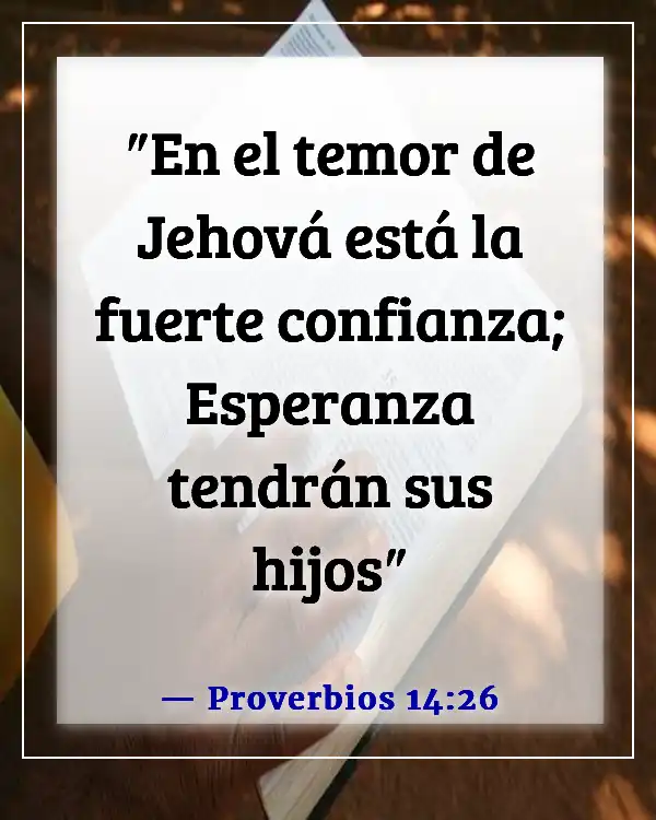 Versículo de la Biblia sobre abuelos y nietos (Proverbios 14:26)