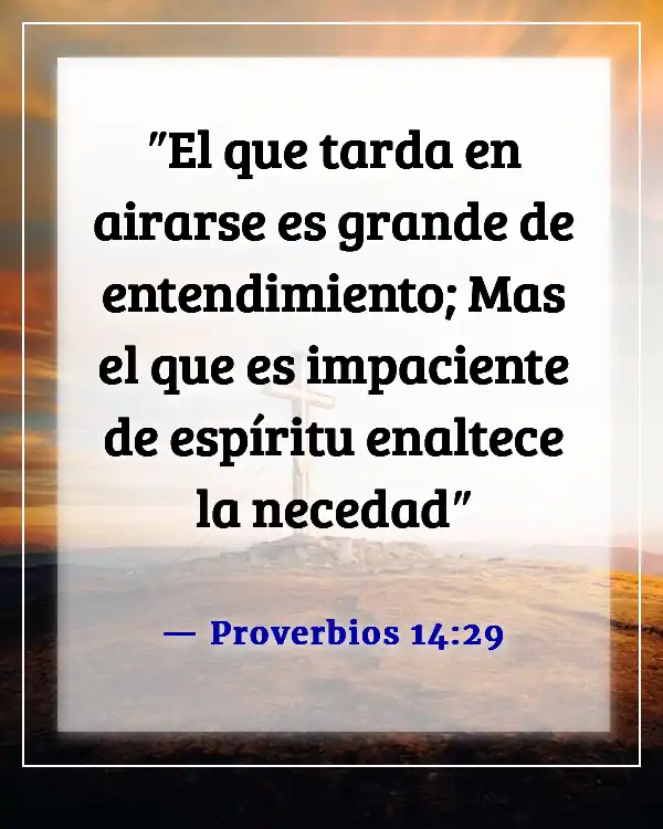 Versículos de la Biblia sobre escuchar a los demás (Proverbios 14:29)