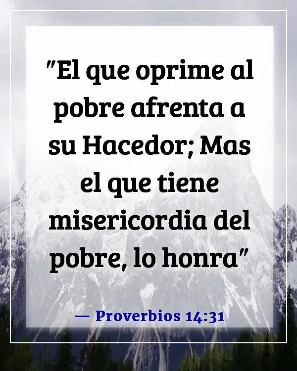 Versículos bíblicos sobre el honor (Proverbios 14:31)
