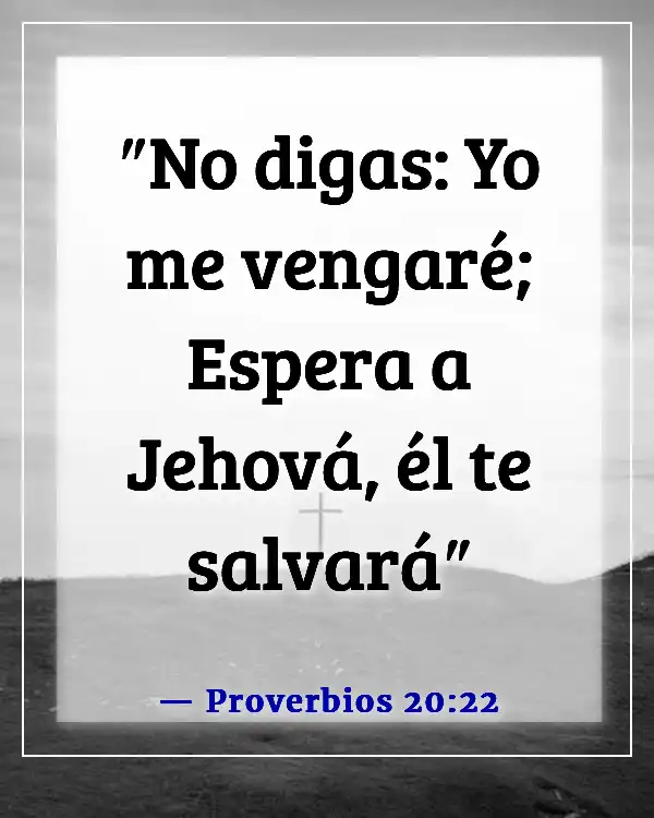 Versículos de la Biblia sobre esperar en Dios (Proverbios 20:22)