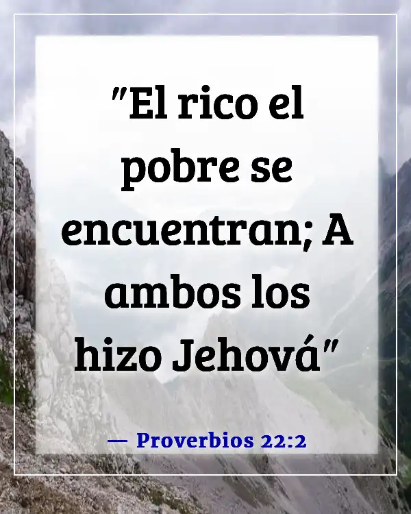 Versículo de la Biblia sobre la aceptación (Proverbios 22:2)