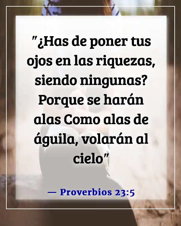 Versículo de la Biblia para problemas de dinero (Proverbios 23:5)
