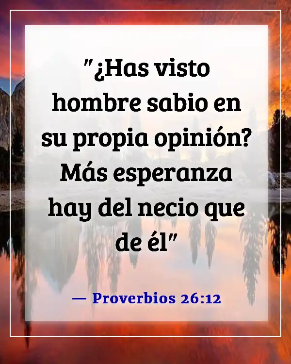 Versículos de la Biblia sobre la estupidez (Proverbios 26:12)
