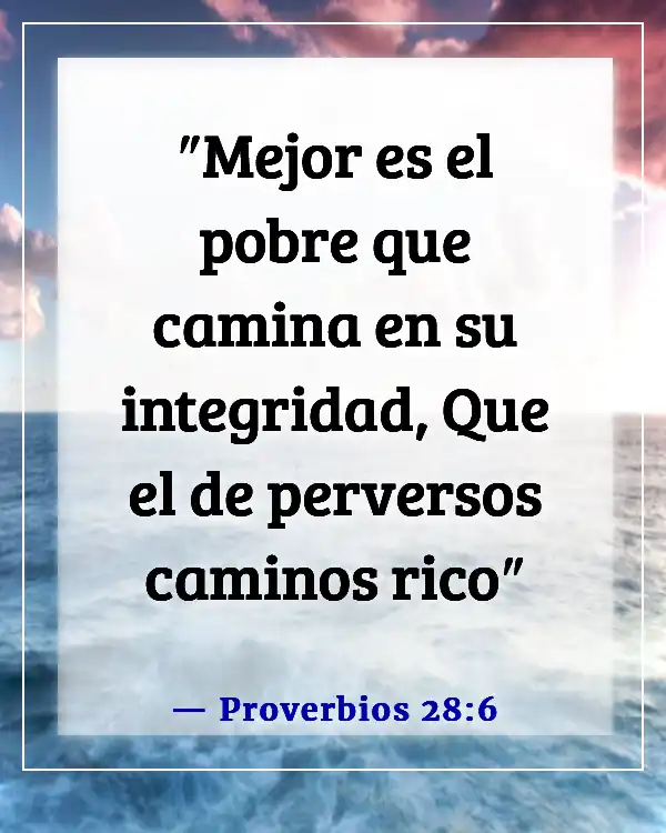A verse from the Bible that talks about doing the right thing in Spanish can be translated as:

Versículo de la Biblia sobre hacer lo correcto (Proverbios 28:6)