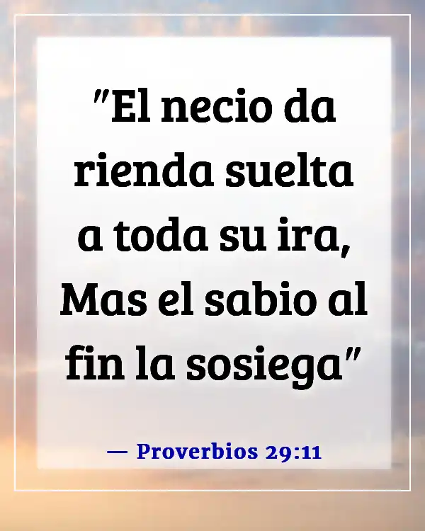Versículos de la Biblia sobre la estupidez (Proverbios 29:11)