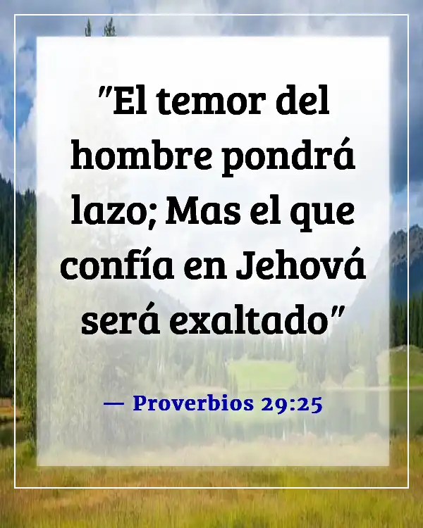Versículos bíblicos para la exención religiosa (Proverbios 29:25)