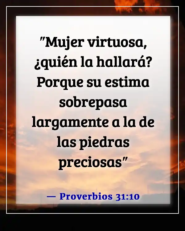 Versículos de la Biblia para orar por un compañero de vida (Proverbios 31:10)