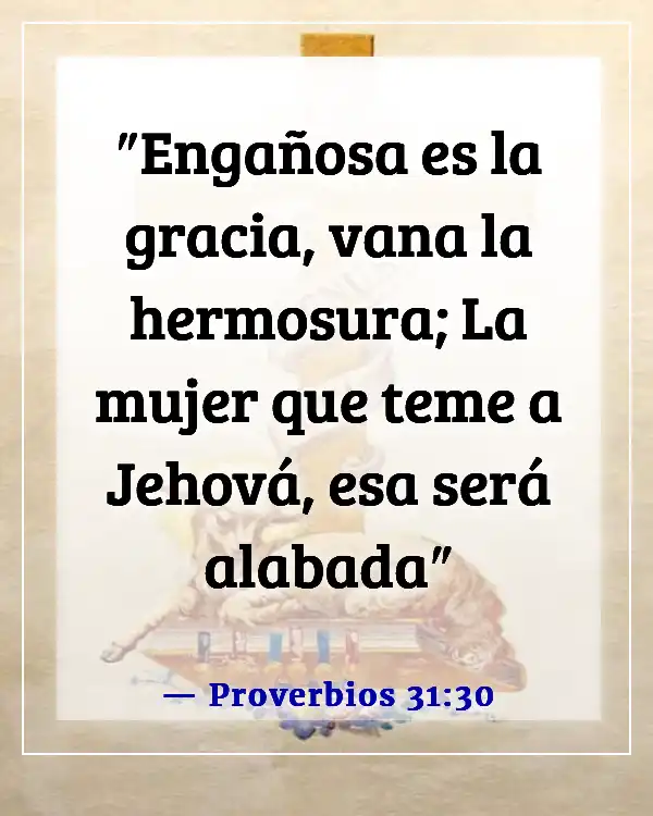 Versículos bíblicos para trastornos alimenticios (Proverbios 31:30)