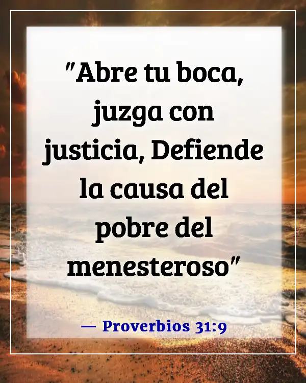 Versículo Bíblico Sobre Justicia E Igualdad (Proverbios 31:9)