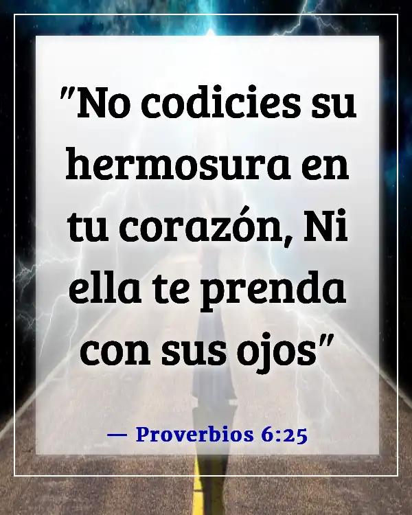 The translated phrase for "Bible Verse About Cheating Wife" in Spanish is: 

Versículo de la Biblia sobre la esposa infiel (Proverbios 6:25)