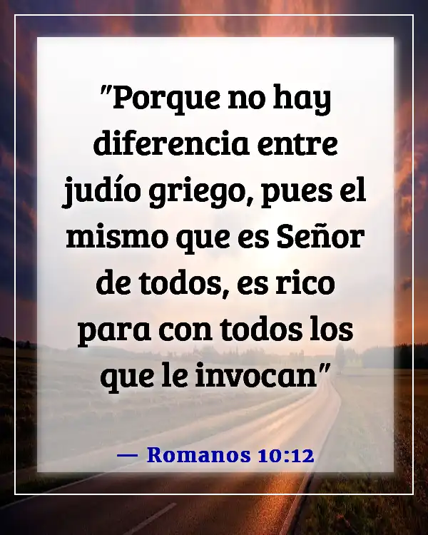 Versículo Bíblico Sobre Justicia E Igualdad (Romanos 10:12)