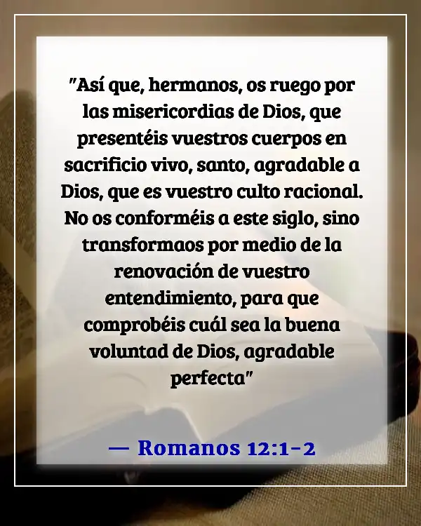 Versículos bíblicos para trastornos alimenticios (Romanos 12:1-2)