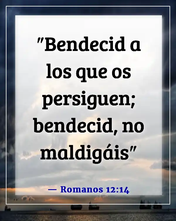 Versículo bíblico sobre maldiciones y bendiciones (Romanos 12:14)