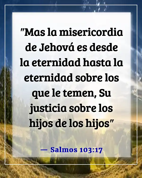 Versículo de la Biblia sobre abuelos y nietos (Salmos 103:17)