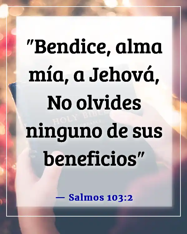 Versículo de la Biblia Agradecido Bendecido Domingo (Salmos 103:2)