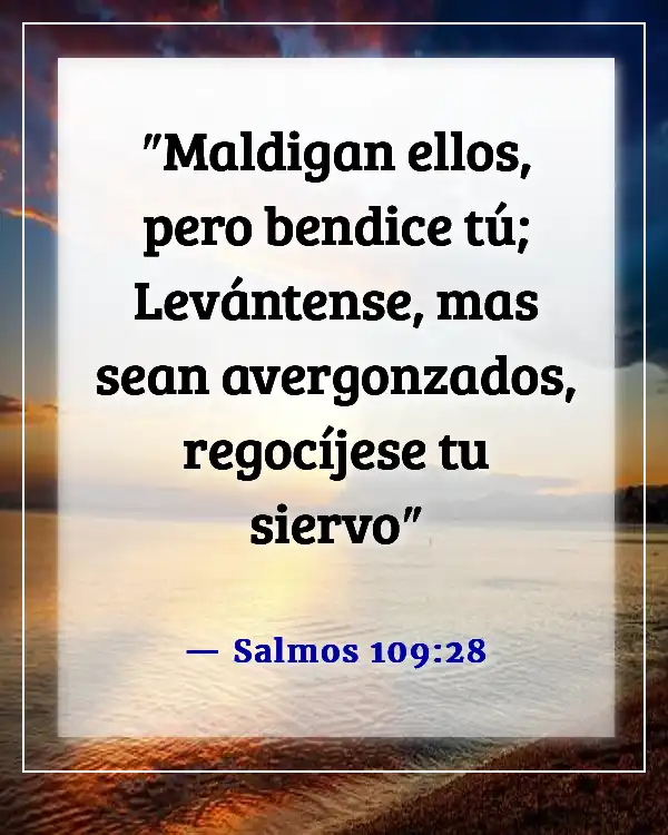 Versículo bíblico sobre maldiciones y bendiciones (Salmos 109:28)