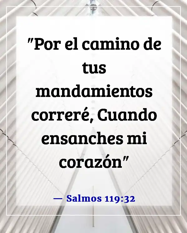 Versículo de la Biblia sobre correr la carrera (Salmos 119:32)