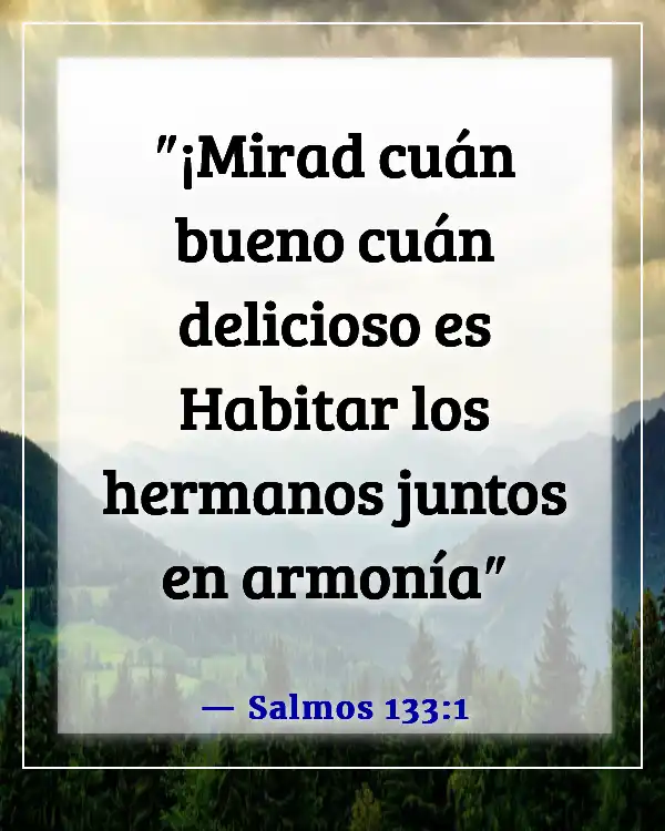 Versículos de la Biblia sobre dar la bienvenida a los visitantes en la iglesia (Salmos 133:1)