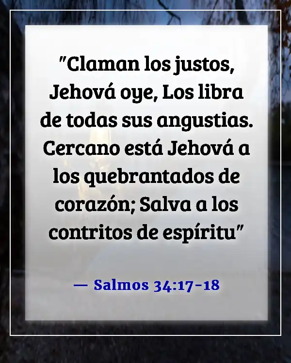 Versículos bíblicos para trastornos alimenticios (Salmos 34:17-18)