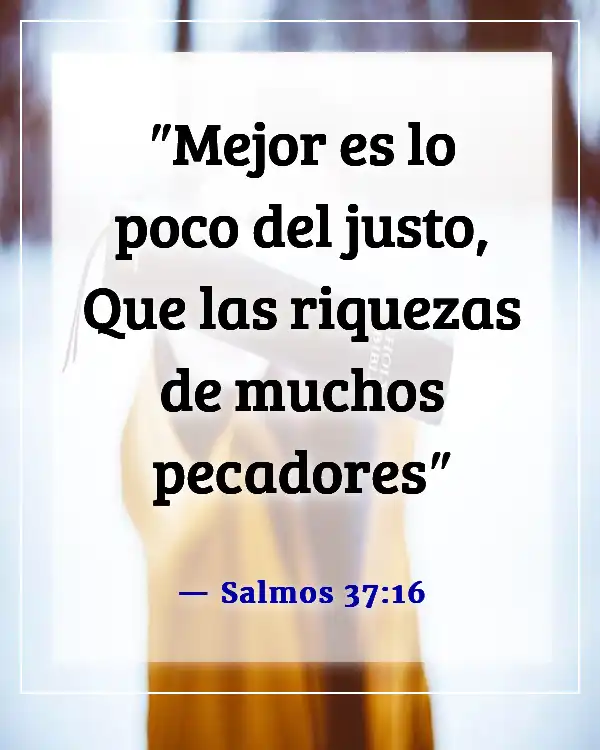 Versículos bíblicos sobre problemas financieros (Salmos 37:16)