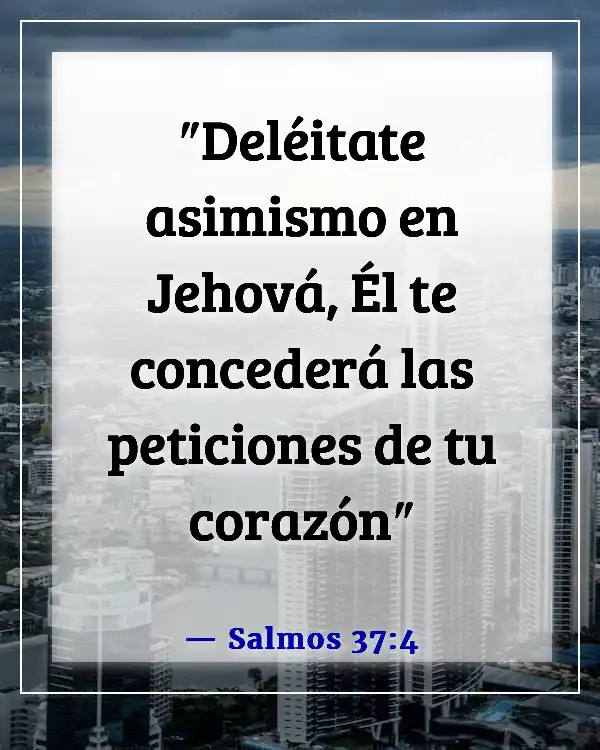 Versículos de la Biblia para orar por un compañero de vida (Salmos 37:4)