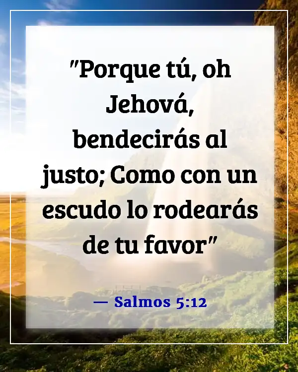 Versículos bíblicos para favor y avance (Salmos 5:12)