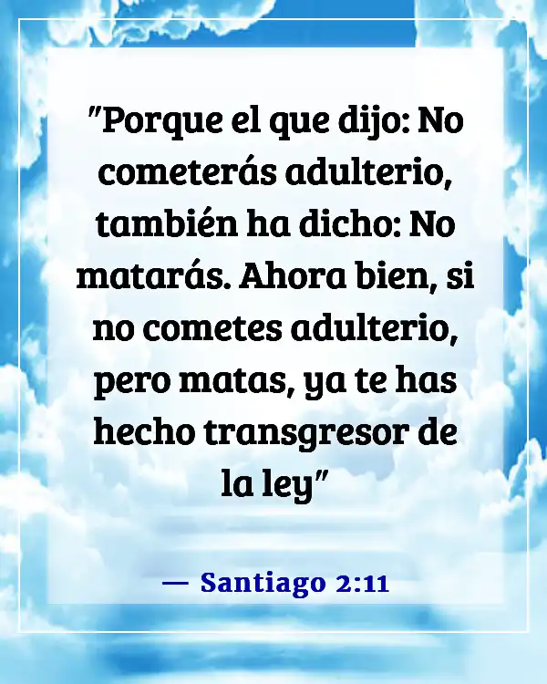 Versículos de la Biblia sobre asesinar a los inocentes (Santiago 2:11)