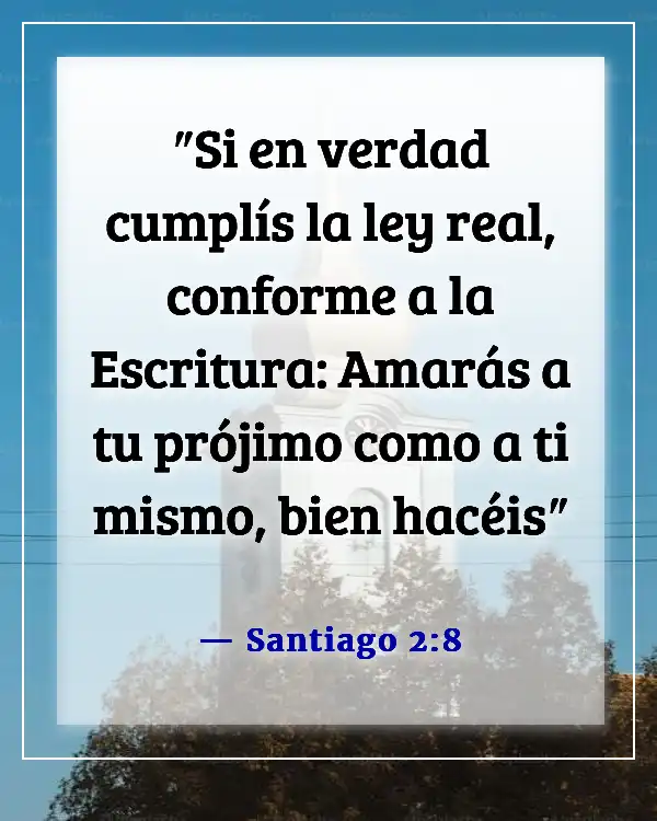 Versículos de la Biblia sobre poner a los demás en primer lugar (Santiago 2:8)
