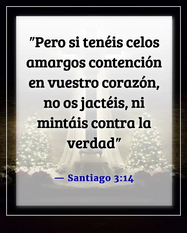 Versículo de la Biblia sobre la arrogancia (Santiago 3:14)