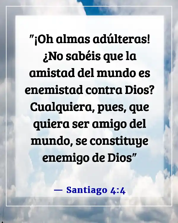 Versículos de la Biblia sobre quién irá al infierno (Santiago 4:4)