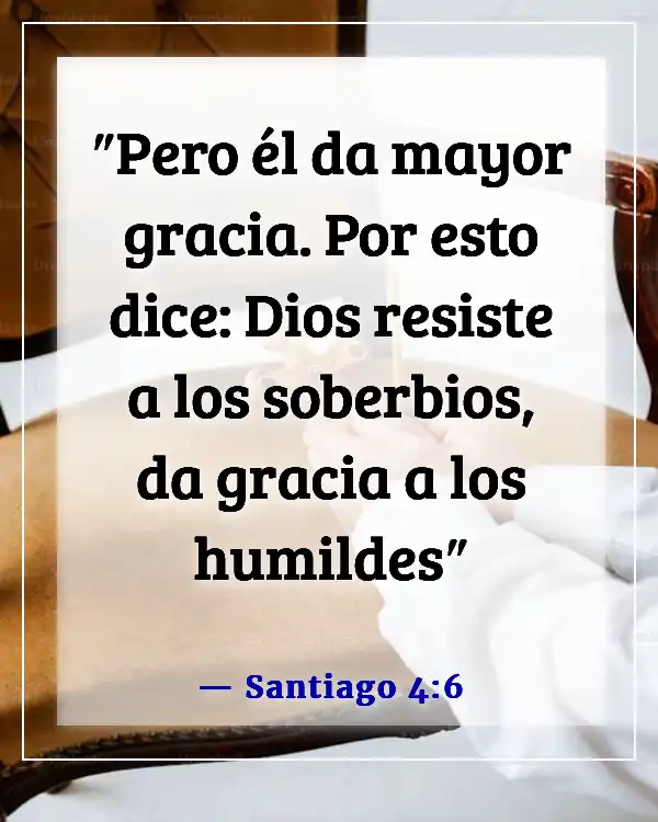 Versículo de la Biblia sobre la arrogancia (Santiago 4:6)