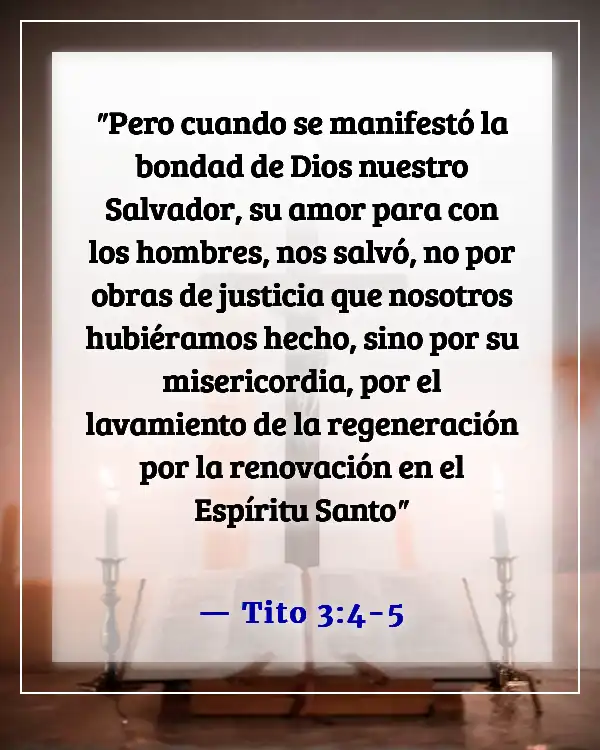 Versículos de la Biblia sobre el amor y la compasión (Tito 3:4-5)