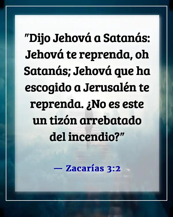 Versículo de la Biblia sobre la caída de Satanás (Zacarías 3:2)