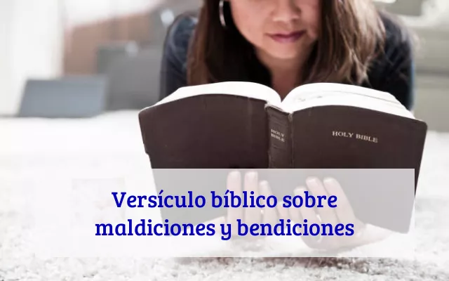 Versículo bíblico sobre maldiciones y bendiciones