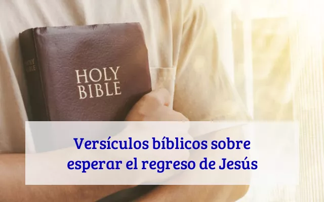 Versículos bíblicos sobre esperar el regreso de Jesús