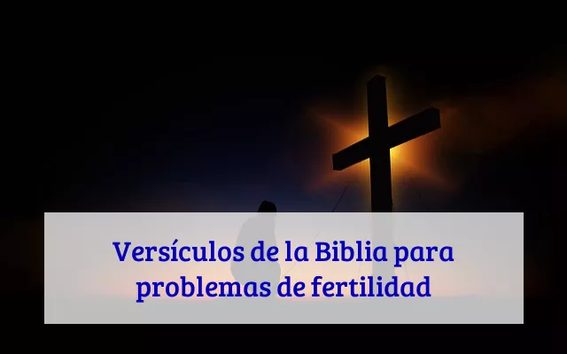 Versículos de la Biblia para problemas de fertilidad