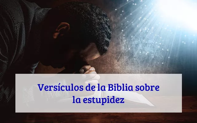 Versículos de la Biblia sobre la estupidez