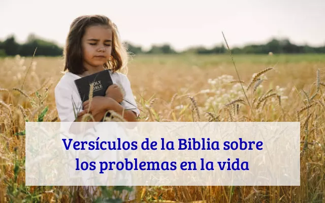 Versículos de la Biblia sobre los problemas en la vida